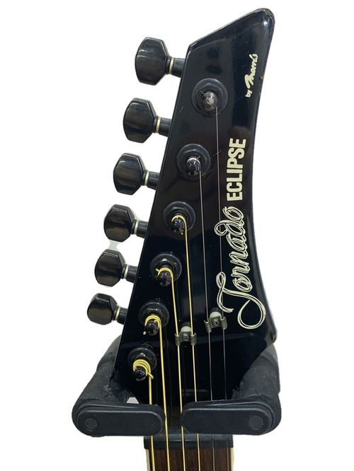 MORRIS エレアコ Tornado ECLIPSE DZ エレアコ 黒系 6弦 9V電池x1