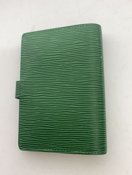 LOUIS VUITTON 手帳カバー アジェンダPM_エピ レザー GRN 無地