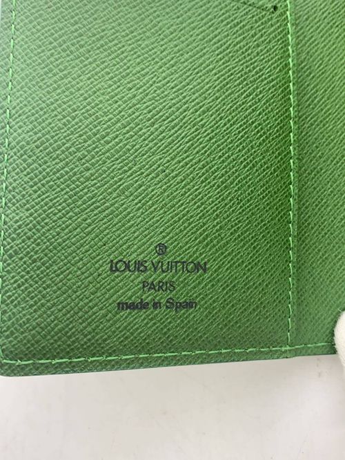 LOUIS VUITTON / アジェンダPM_エピ_GRN/レザー/GRN/無地/メンズ LOUIS VUITTON 手帳カバー アジェンダPM_エピ レザー GRN 無地