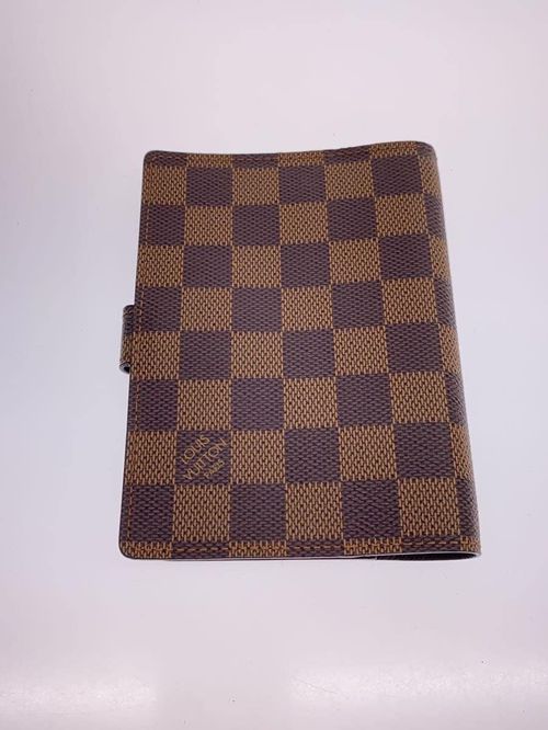 美品 ルイヴィトン⭐アジェンダ PM ダミエ エベヌ 手帳カバー レフィル 茶色 LOUIS VUITTON 手帳カバー アジェンダPM_ダミエ・エベヌ_BRW