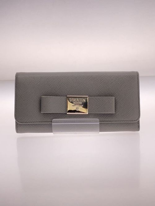 PRADA 長財布 長財布 --グレー レディース | 2nd STREET in Japan 