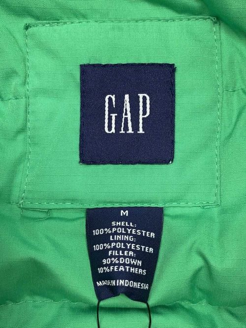 GAP ダウンジャケット ダウンジャケット M ポリエステル GRN 無地