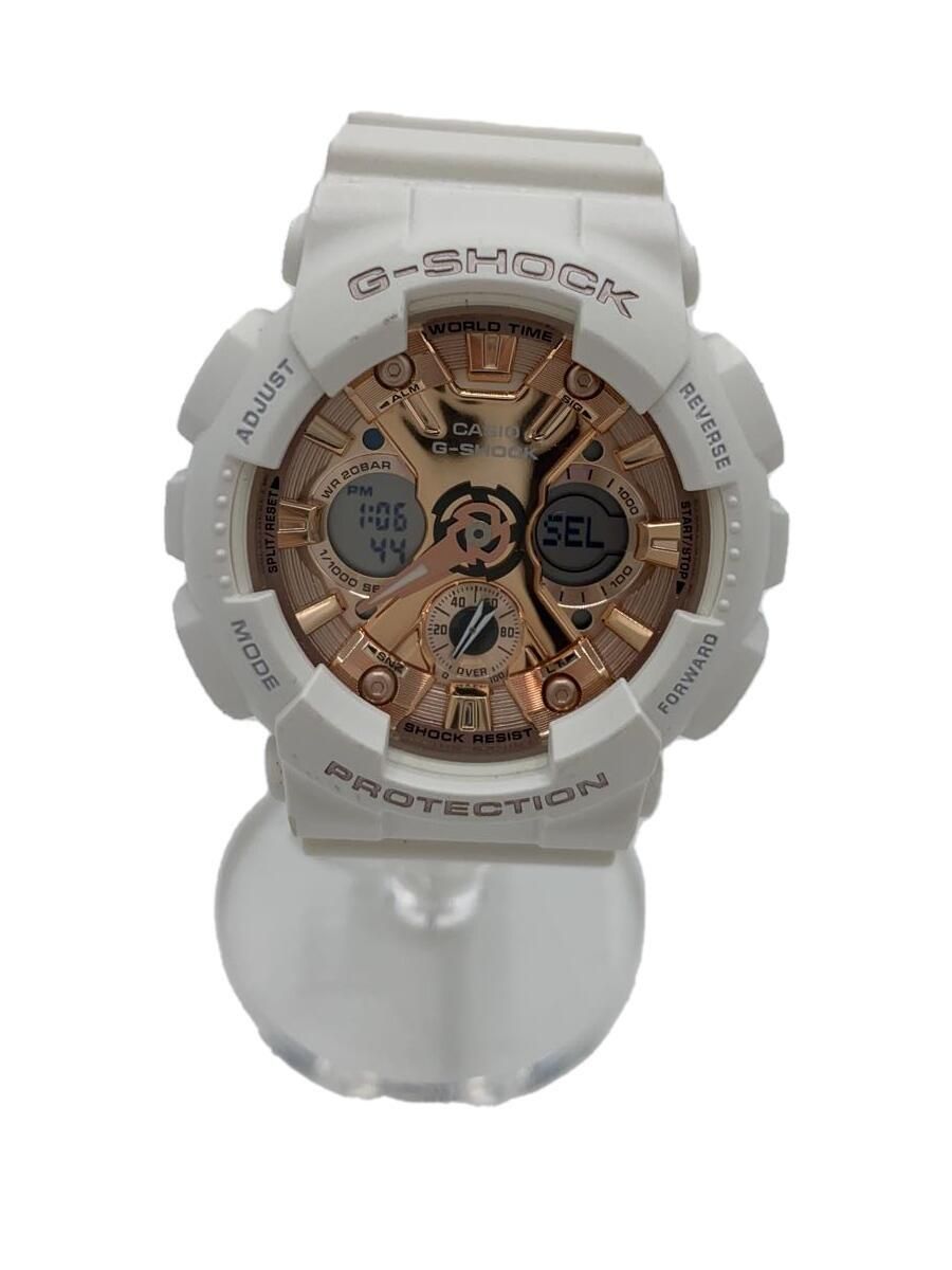 CASIO レディース腕時計 クォーツ腕時計 アナログ PNK WHT GMA-S120MF | 2nd STREET in Japan -  Buyee