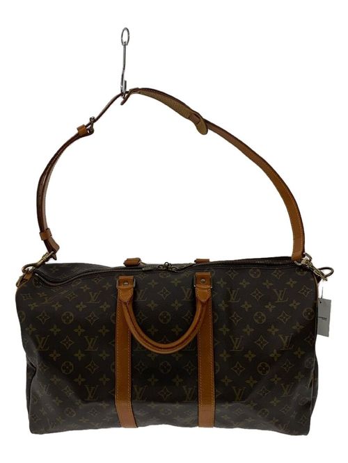 LOUIS VUITTON◇キーポル60_モノグラム・キャンバス_BRW/PVC/BRW LOUIS