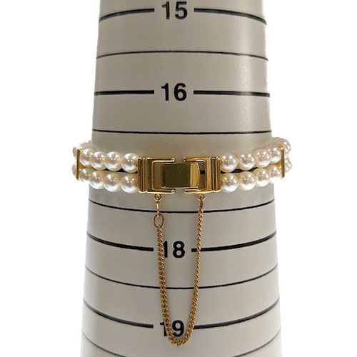 MIKIMOTO パールブレスレットウォッチ ミキモト MIKIMOTO パールウォッチ パールブレスレット 腕時計 K18