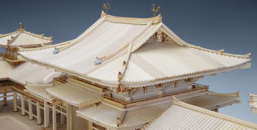 鳳凰像 木製建築模型 1/75平等院 鳳凰堂 | 47storey - Buyee 通販購入サポート