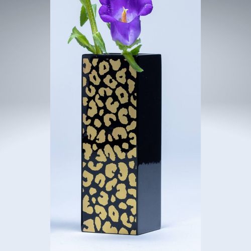 モダン漆器 デザインスタンド・花器【レオパード】 | 47storey - Buyee