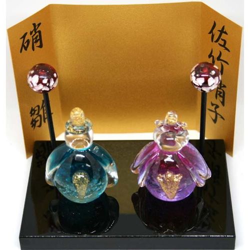 雛人形 本金箔 硝子雛 泡入 | 47storey - Buyee 通販購入サポート