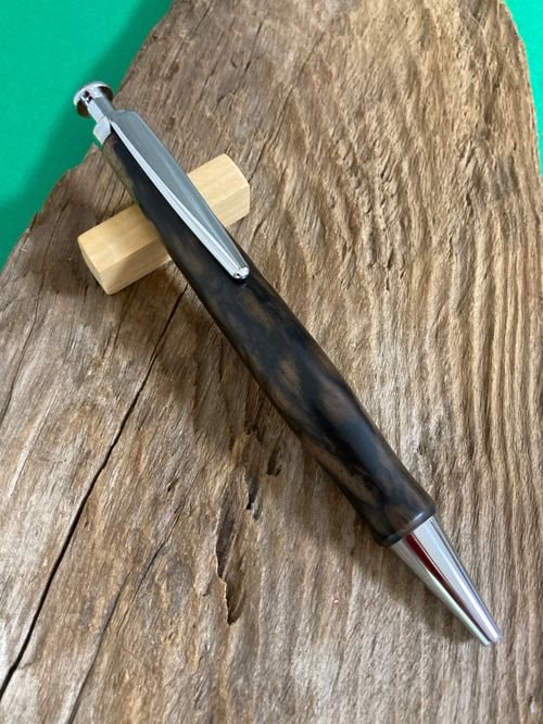 F.黒柿（孔雀杢）のノック式ボールペン| - Buyee日本代购服务| 在购物。