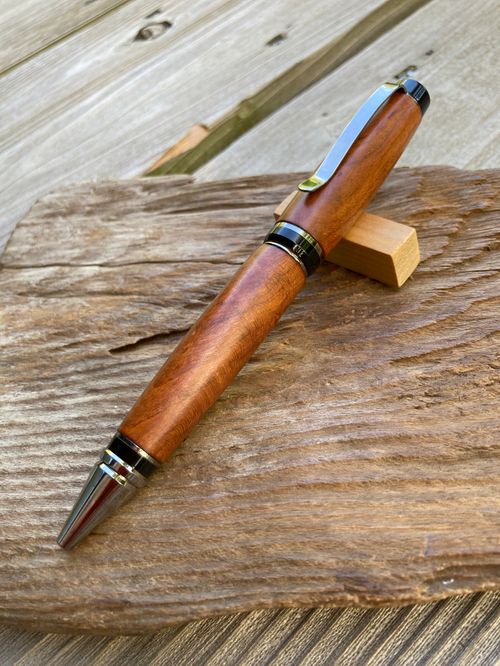 C.梅（紅梅/縮み杢）のシガータイプボールペン | 47storey - Buyee, an