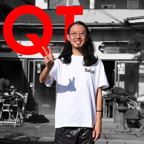 予約販売】QT赤松文人Tシャツ back print 5.6オンス【黒】 | 47storey