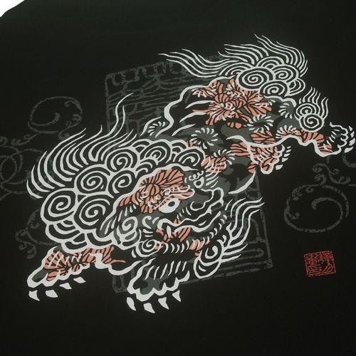日本製アートTシャツ 唐獅子牡丹 | - Buyee, บริการตัวแทนช้อปปิ้ง
