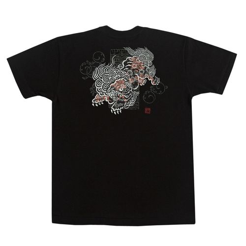 日本製アートTシャツ 唐獅子牡丹 | 47storey - Buyee 通販購入サポート