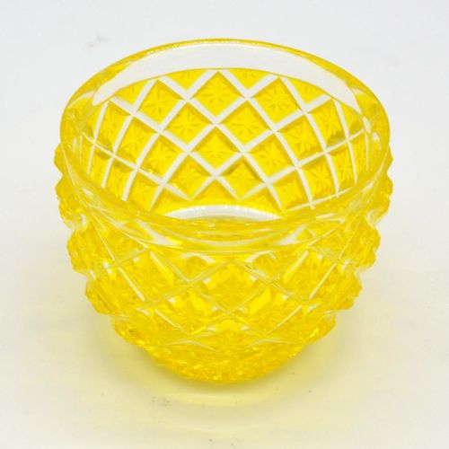 薩摩切子 色被せ お猪口 黄 箱付 | 47storey - Buyee 通販購入サポート