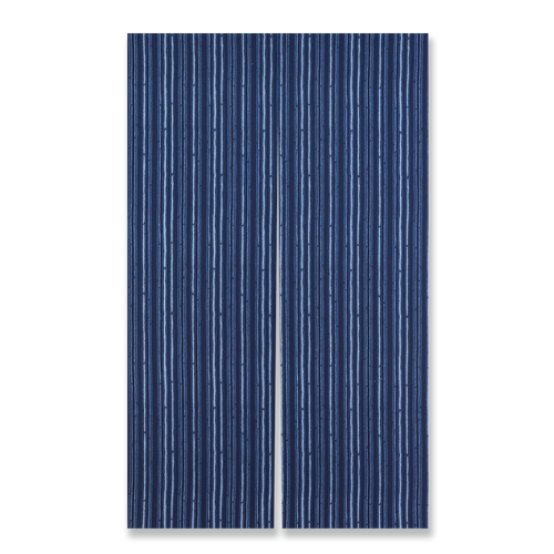 藍染 のれん 京縞 BI（藍）90㎝×150㎝ 2割上部袋 | 47storey - Buyee