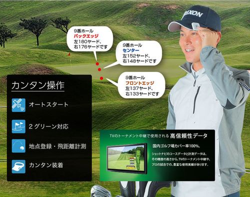Shot Navi V2 / ショットナビ V2 音声型GPSナビ/距離計/距離測定器
