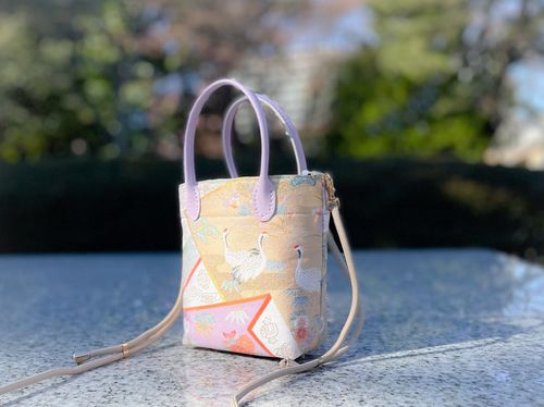 着物帯でつくったプチショルダーポーチ【理世】 | - Buyee日本代购服务 