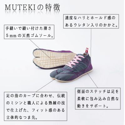杵屋「ランニング足袋MUTEKI」メンズ| - Buyee日本代購服務| 在購物。