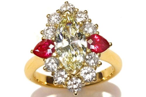 K18ダイヤモンド ルビーリング | 47storey - Buyee, an Online Proxy