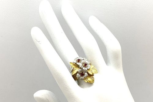 石川暢子】K18/Pt900ルビー ダイヤモンドリング | 47storey 石川暢子】K18/Pt900ルビー ダイヤモンドリング | 47storey