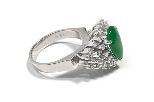 Pm ヒスイ リング Jadeite Pm翡翠ダイヤリング| - Buyee日本代购服务| 在购物。