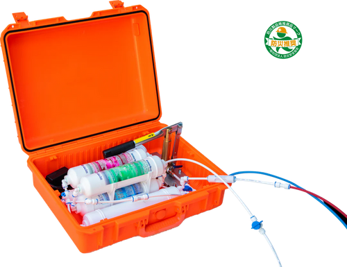 レスキューラクサット 災害用浄水装置… 雨水等色々な水が飲み水に‼︎