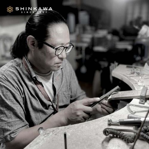 白玉仏紋銀ネックレス　と古銅細工道家印　セット w-pt-8-1-matsu-600.jpg