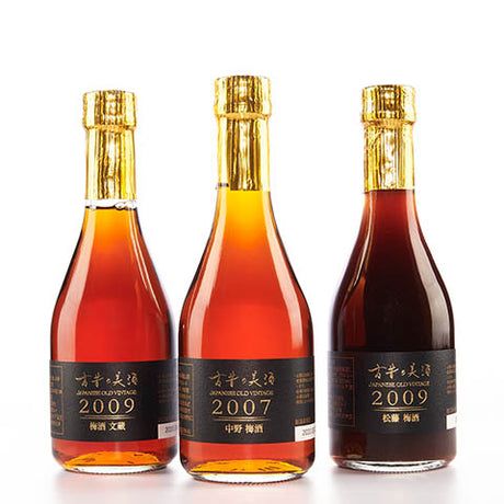 古昔の美酒うめ梅酒Vintage2007,2009,2009 梅酒3銘柄セット| - Buyee