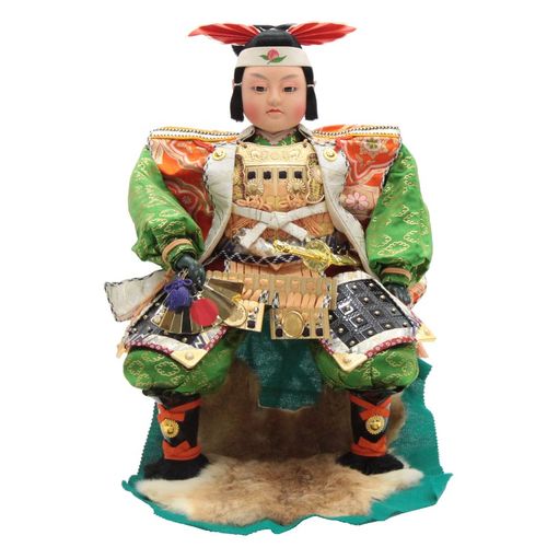 アウトレット品 五月人形子ども大将 単品 12号 桃太郎 若武者人形 高さ