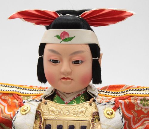 アウトレット品 五月人形子ども大将 単品 12号 桃太郎 若武者人形 高さ