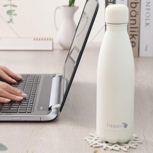 ステンレスボトル hippo -ヒッポ- 500ml (ミルクホワイト) 86-039