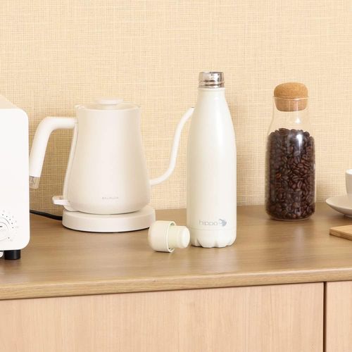 ステンレスボトル hippo -ヒッポ- 500ml (ミルクホワイト) 86-039