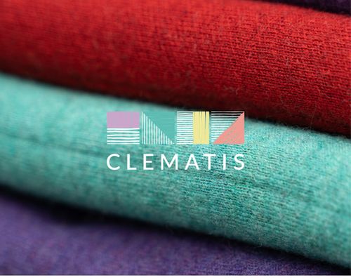 CLEMATIS」リバーシブルウール92％カラフルストール イエロー