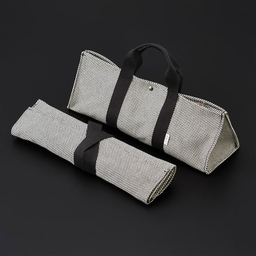 堺一文字吉國作 青二鋼ダマスカス鋼 文化包丁 6寸 水牛八角柄