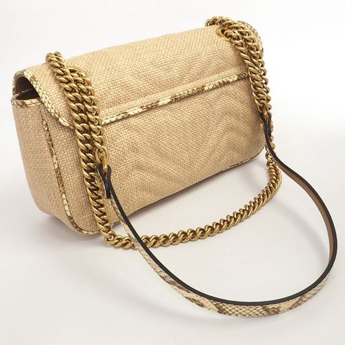 グッチ GUCCI GGマーモント ショルダーバッグ パイソン ピンク レディース 中古 : brb03630000000344 :  R&KリサイクルキングYahoo!店 - 通販 - Yahoo!ショッピング