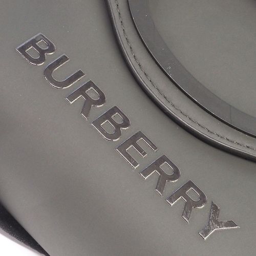 美品】バーバリー ロゴプリント フォールドオーバー クロスボディ