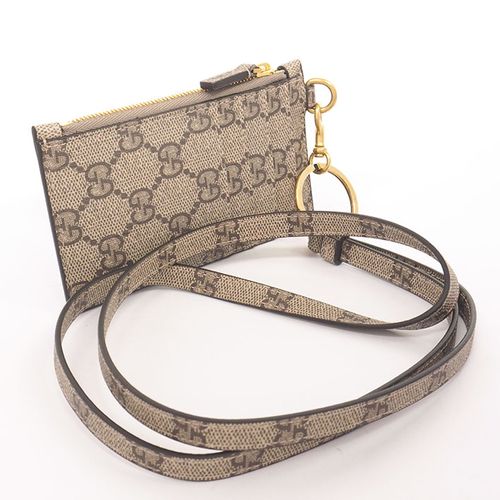 バレンシアガ GUCCIコラボ ネックストラップ カードケース