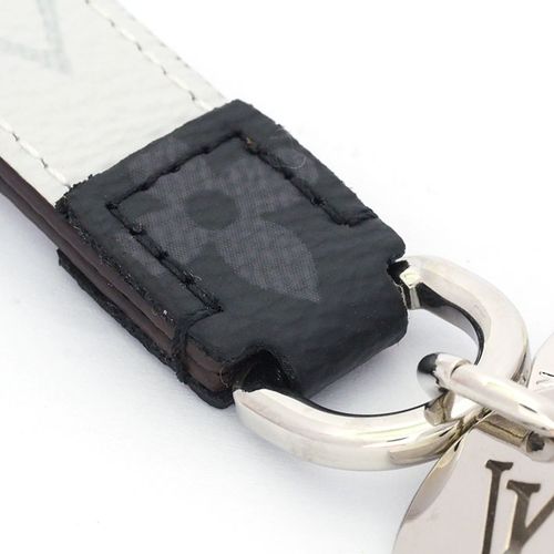 【美品✨】LOUIS VUITTON キーリング ドラゴンヌ ダミエ ホワイト ルイ ヴィトン キーホルダー・ドラゴンヌ モノグラム・ホワイト