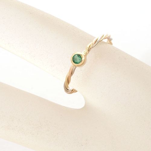 新品仕上げ済み】【新品同様】カルティエ ツイストリング スリーカラー