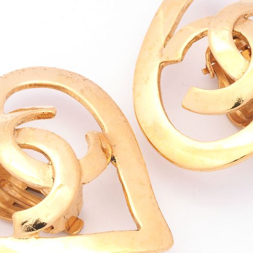 シャネル ココマーク ハートモチーフ クリップタイプ