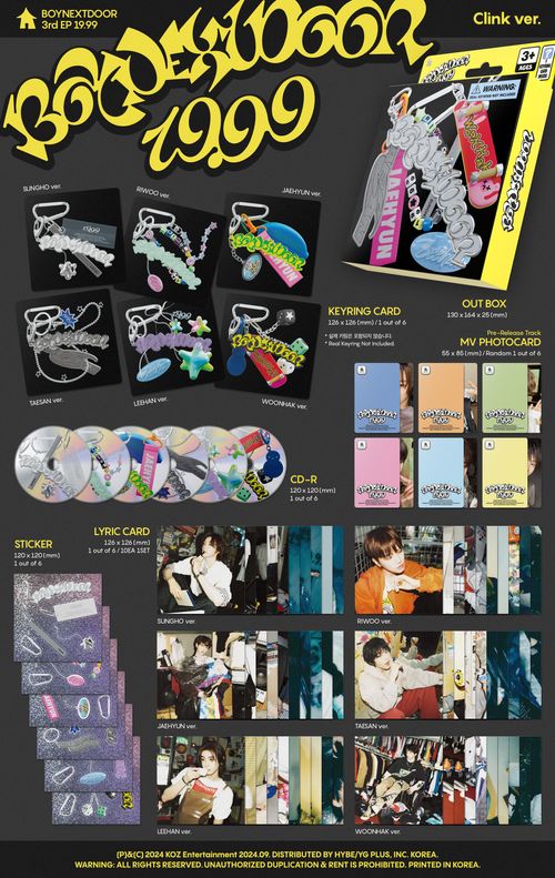 BOYNEXTBOOR 19.99 Clink ver 新品未開封　30個セット BOYNEXTDOOR - 3rd EP Album 19.99 (Clink Ver.) (Random Ver