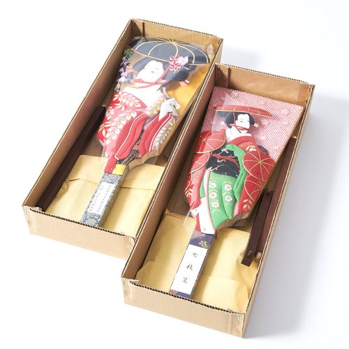 江戸押絵羽子板尺六寸/ Edo oshie battledore 1 shaku 6 sun | - Buyee