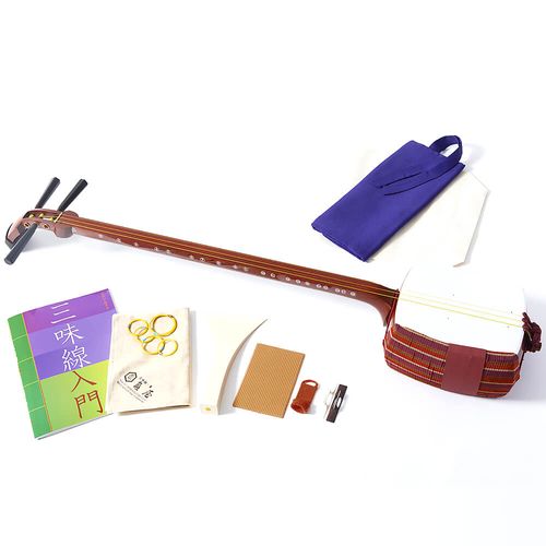 東京三味線端唄小唄民謡三味線お稽古セット一式東さわり付き/ Tokyo