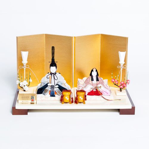 江戸木目込人形 雛人形セット またろび 佳 / Edo Kimekomi
