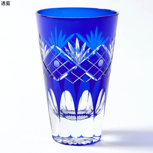 江戸硝子 タンブラー 格子切子 / Edo Glass Tumbler Lattice Kiriko