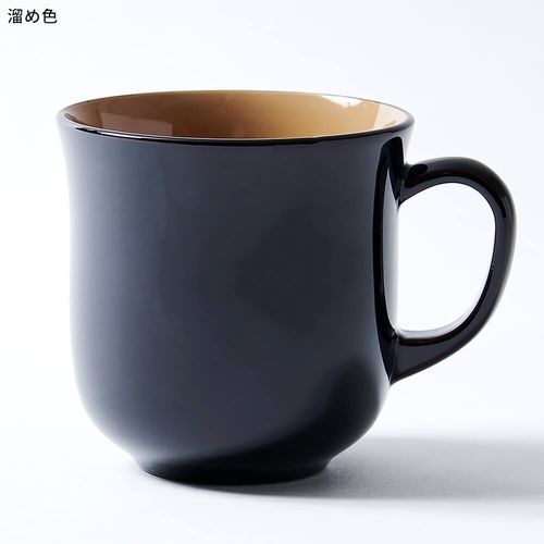 江戸漆器 本漆塗りマグカップ 朱色 溜め色 / Edo lacquerware