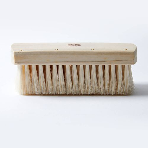 ブラシ 東京手植ブラシ 靴ブラシ 磨き用 白豚毛 硬め / Tokyo Hand-Planted