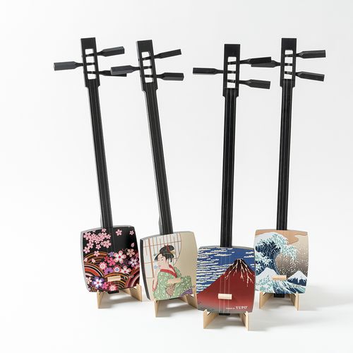 サキ様用三味線 中棹カスタム (ひよん東京浅草仕様) 彫り サキ様用三味線 中棹カスタム (ひよん東京浅草仕様) 彫り