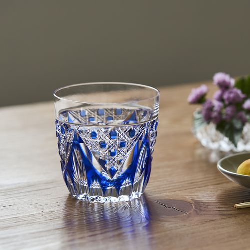 江戸切子瑠璃クリスタル