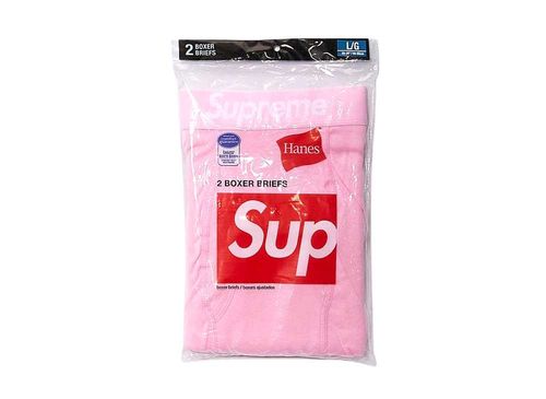 Supreme Hanes boxer briefs ピンク 2枚 Buy Supreme x Hanes Boxer Briefs (2 Pack) 'Pink' - FW21A59